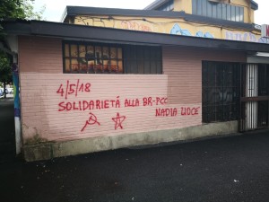 scritte ingiuriose prima della cancellazione