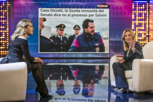 BARBARA D'URSO e GIORGIA MELONI