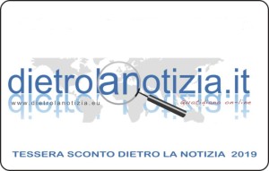 Tessera Sconto Dietro la Notizia 2019