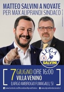 Salvini con Aliprandi