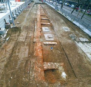 Lavori per il parco lineare_via Crispi