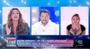 Salvini da Barbara D'Urso