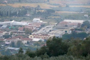 foto panoramica via degli artigiani Cori