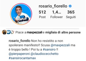 Fiorello Max instagram