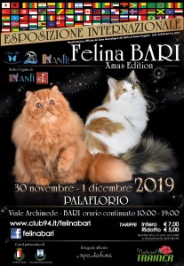 Esposizione Internazionale Felina Bari 2019
