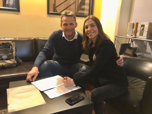Loredana Errore e Marco Rossi CEO di Azzurra Music