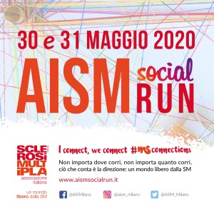 Locandina AISM SOCIAL RUN