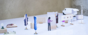 Luca Vitone, Maquette dell’installazione proposta per lo CSAC (dettaglio), 2017. CSAC, Università di Parma ph. Giovanni Oberti 