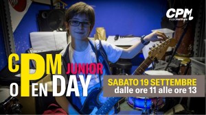 CPM_Open Day Junior sabato 19 settembre