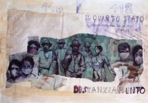 113 diario della pandemia 2020 penna su carta