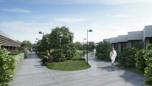 Render_Esterni_Giardino interno photo © 2019 by GBA Studio srl _ Arch. Gianluca Brini