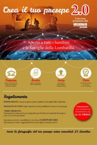Locandina Concorso Presepi 2020