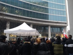 Manifestazione Palazzo Regione