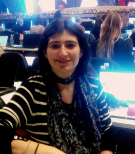 04. Francesca Monti in sala stampa al festival di Sanremo (1)