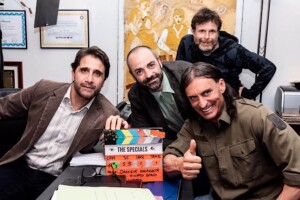 Gli-Speciali-il-regista-daniele-malavolta-claudio-de-falco-gianni-lillo-e-ivan-castiglione